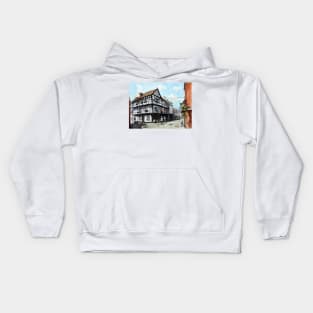 Butcher Row, Shrewsbury Kids Hoodie